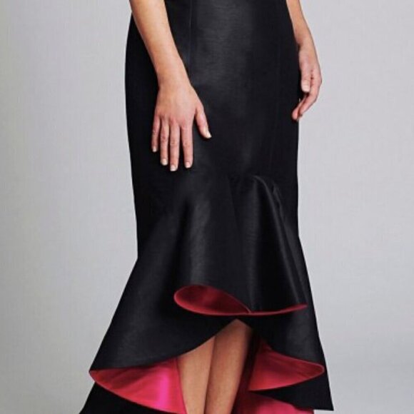 Ideas by Barbara Gown Style #: 5873 Black/Pink Size M NWT - Picture 6 of 16